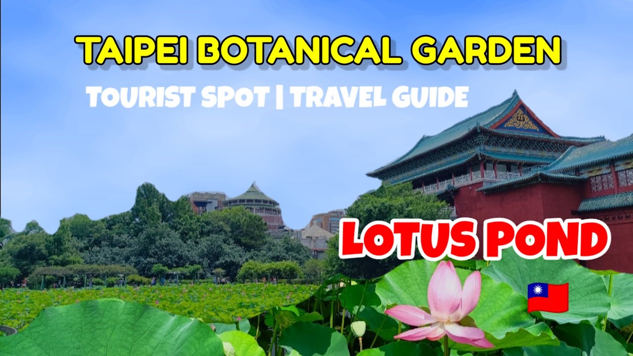 LOTUS POND, TAIPEI BOTANICAL GARDEN | TOURIST SPOT | 