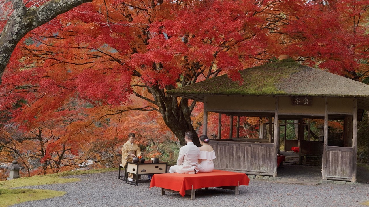 A magical Kyoto garden elopement - Matthew & Annabel