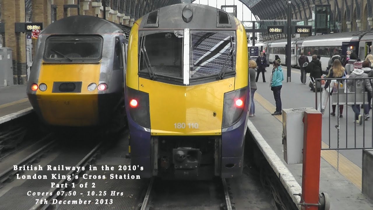 BR in the 2010s London King's Cross Station + 2 Special Workings on 7th December 2013 (Part 1 of 2)