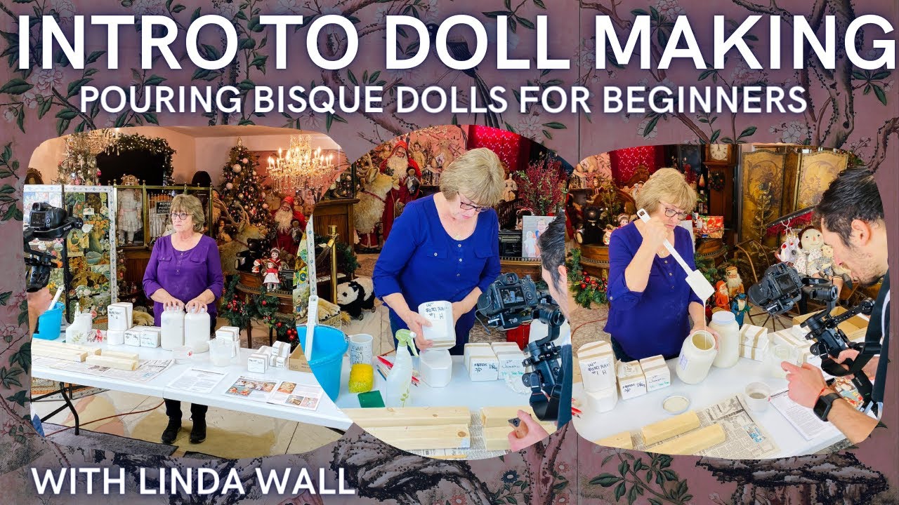 HOW TO MAKE A BISQUE HEAD DOLL FOR BEGINNERS | DOLL MAKING 101 WITH LINDA WALL