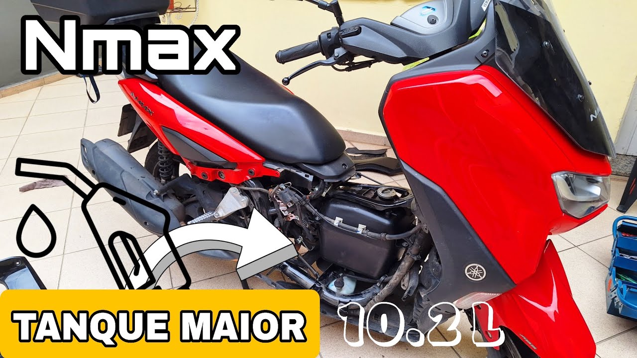 Instalação de um Tanque de combustível maior para Nmax #nmax