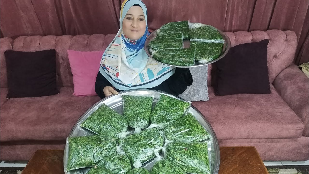 احلى طريقه لتخزين السبانخ من السنه للسنه 🌿👌