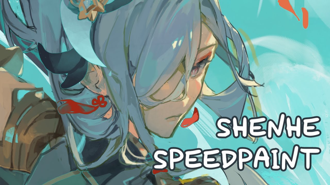 genshin impact - shenhe speedpaint (photoshop)