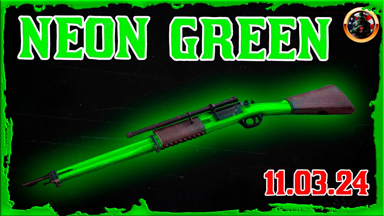 NEON GREEN Bolt Action Rifle GLITCH in Red Dead Online (Working 12.05.2024)