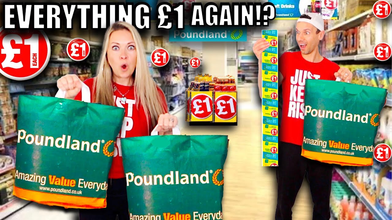 POUNDLAND IS BACK!! EVERYTHING £1 or less AGAIN!? Super cheap shopping haul!