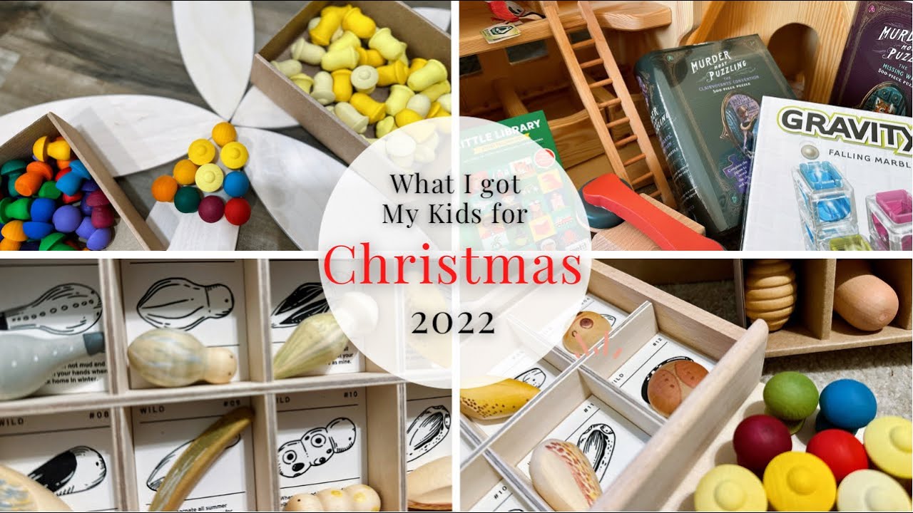 What I Got My Kids for Christmas 2022|Montessori Christmas Gift Ideas  #montessoriwithhart