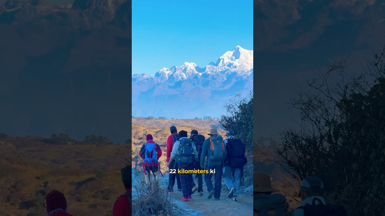 PART-7 |  Sandakphu- Phalut Trek Series 😍 #travel #ronaldo #sandakphutrek #mountains #everest
