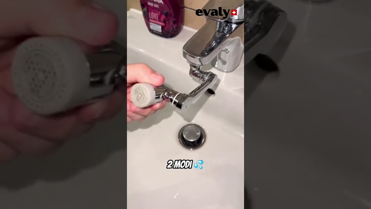 1080&deg; Drehbarer Wasserhahn Aufsatz (Metall)
