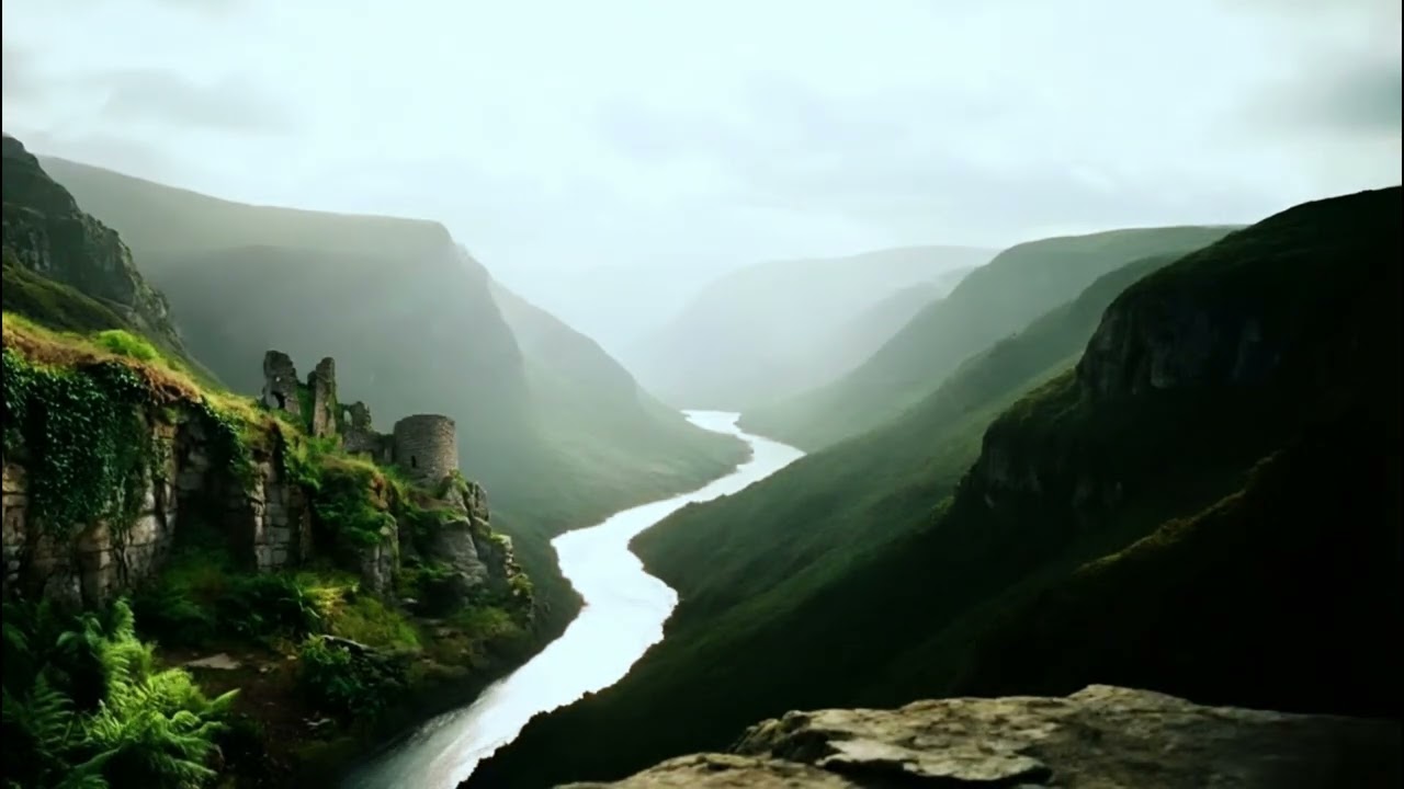 Celtic Sleep Music with Gentle Female Vocals | 3 Hours of Misty Valley Calm
