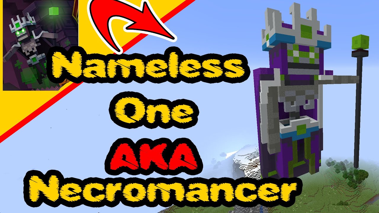 Minecraft Necromancer, Nameless One, Minecraft Dungeons, Minecraft Statue - Bedrock, PS4, Xbox, PC