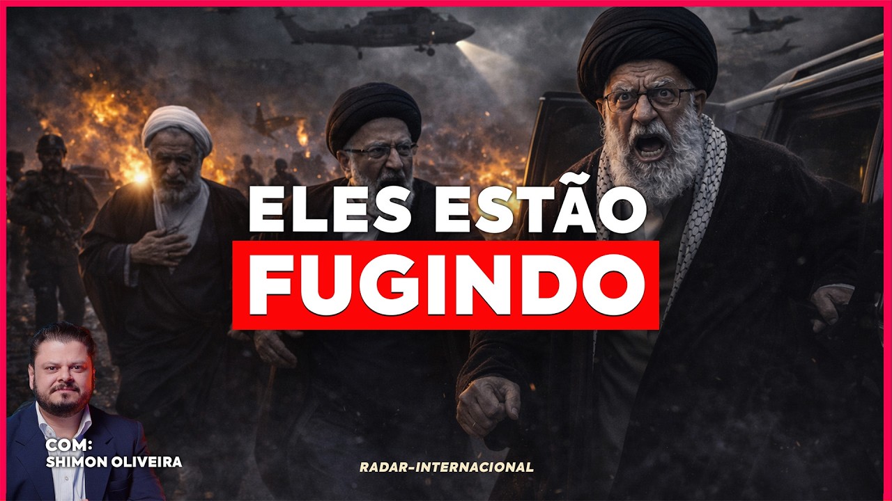 IRÃ ENTRA EM PÂNICO e LÍDERES COMEÇAM a FUGIR - EUA E ISRAEL AGEM NAS SOMBRAS