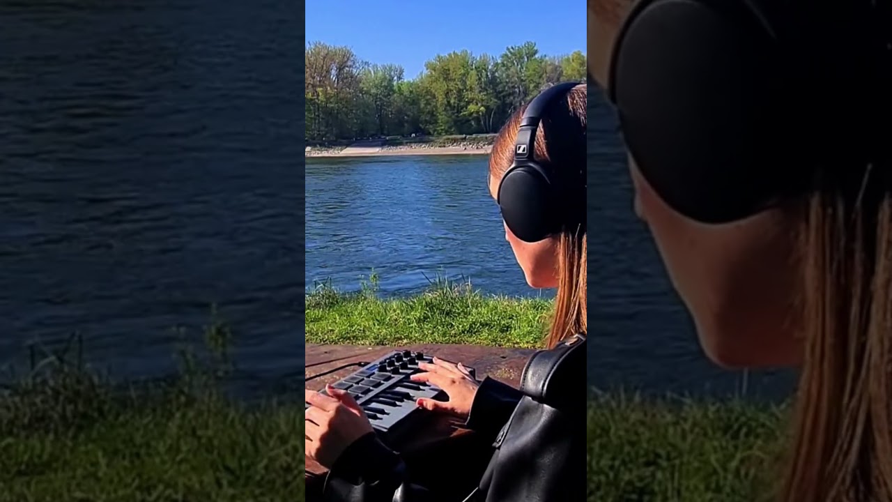 Ambient by the River #ambientmusic  #relaxmusic #akaimpkmini #outdoormusic