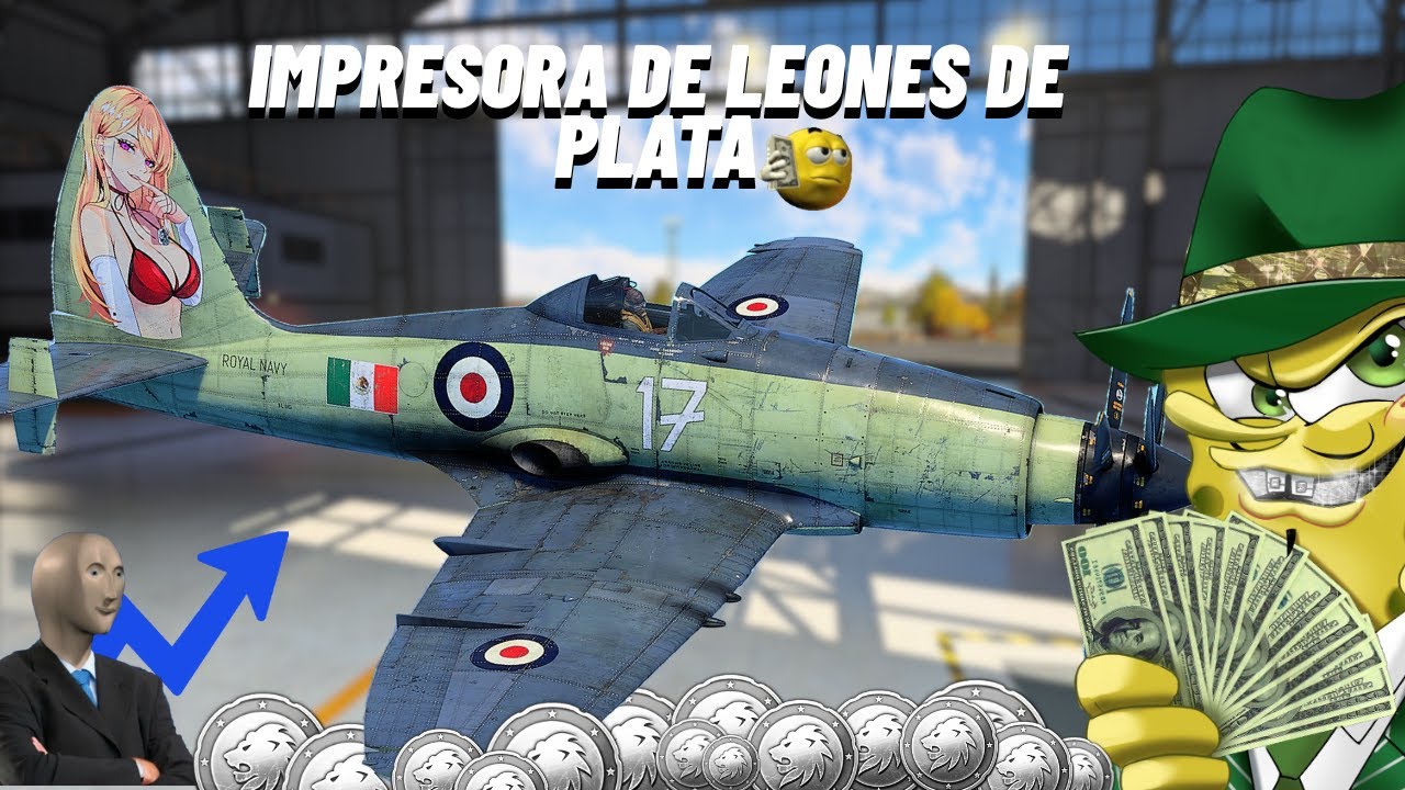 Wyvern S.4 en War Thunder | Guía completa | El mejor farmeador de LEONES DE PLATA de todo rango IV