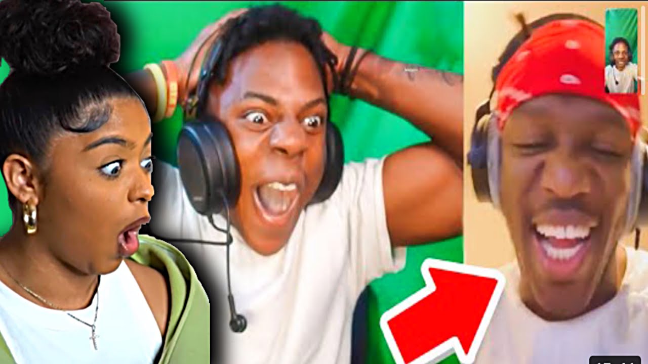 iShowSpeed Facetimes KSI Live On Stream Reaction!