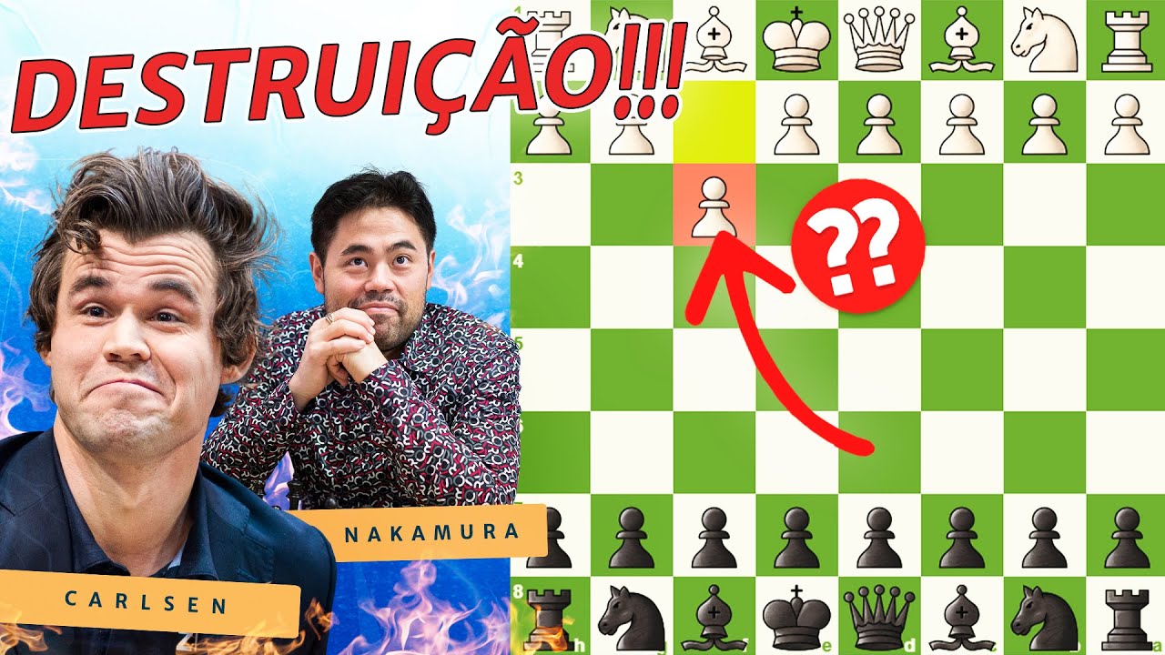 MAGNUS FAZ GRAÇA COM NAKAMURA!!!!!!!!!!!!!!!!!!!