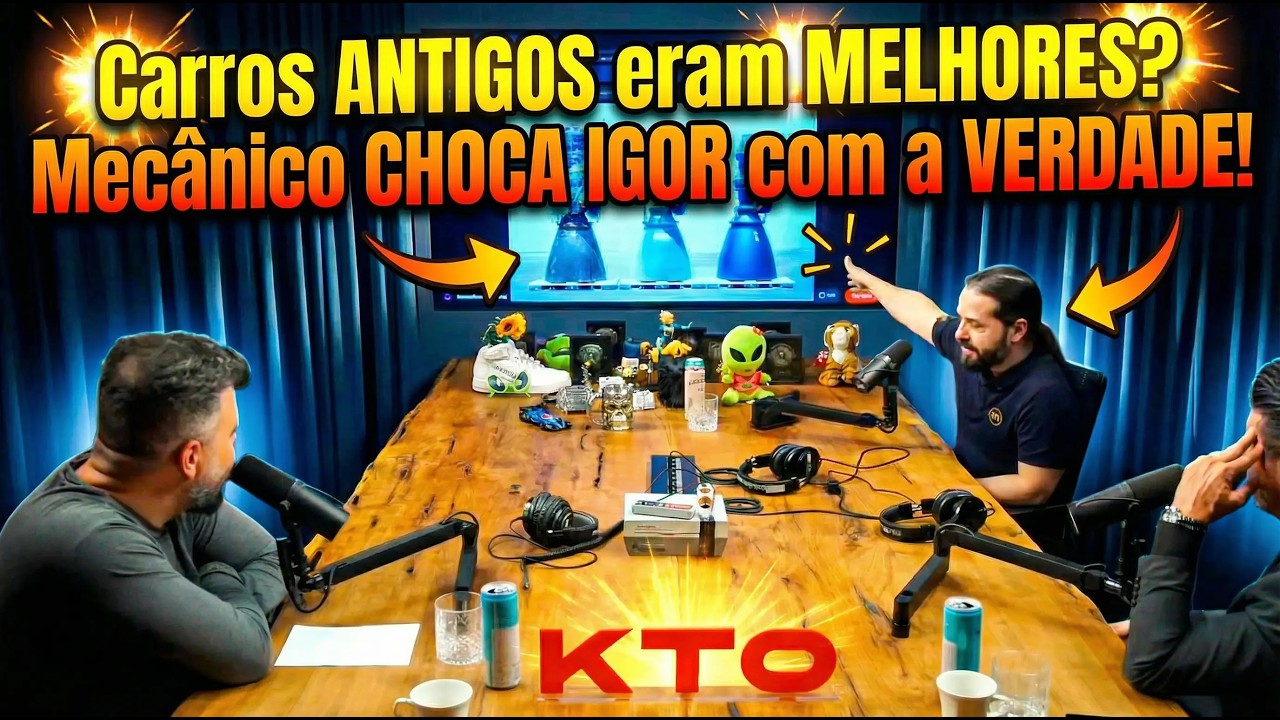Carros ANTIGOS eram MELHORES? Mecânico CHOCA IGOR com a VERDADE!