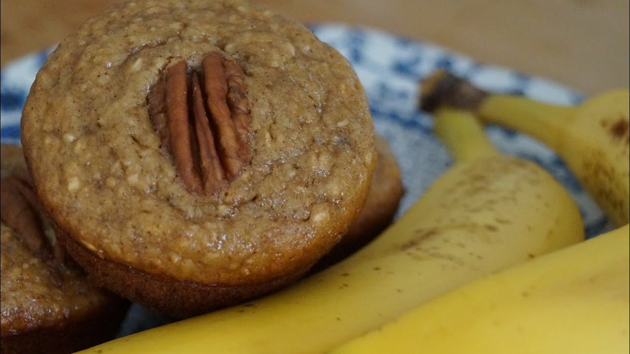 Panquesitos de Avena 🍰 con Plátano 🍌   FÁCILES y Saludables ❤  Comidas Saludables