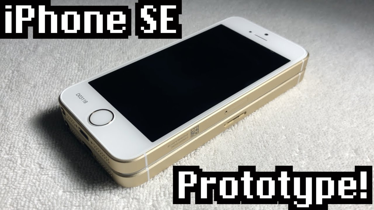 Прототип Apple iPhone SE 1-го поколения (этап DVT) — модель для инженерных испытаний — история Apple