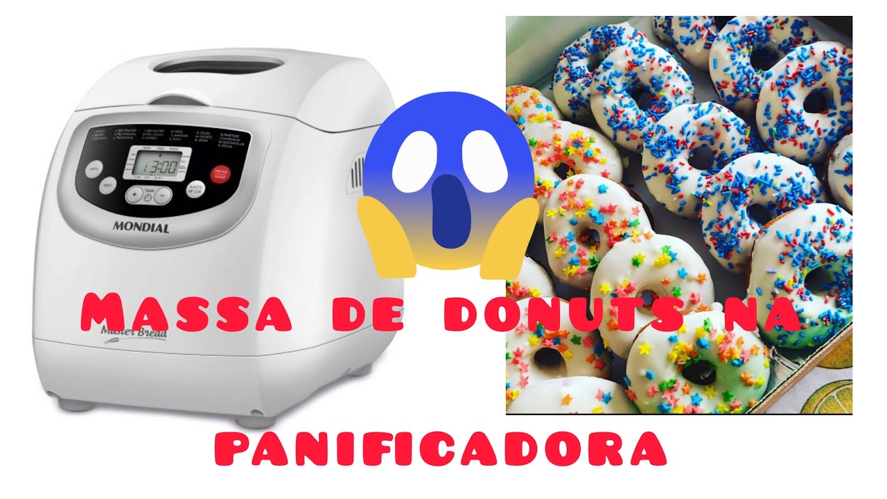 FIZ DONUTS NA PANIFICADORA / MASSA DE PÃO / muito fácil e pratico - FICA UMA DELÍCIA