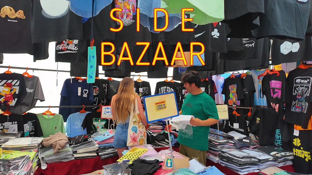 🇹🇷 SIDE WEEKLY BAZAAR ON SATURDAYS / Replica in TÜRKIYE #side #turkey #Antalya #bazaar