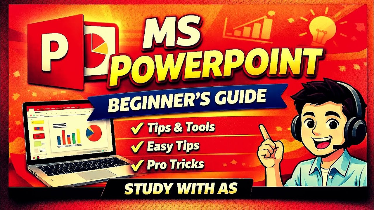 📊 MS PowerPoint Full Introduction | Basic Tools & Uses | Study With AS