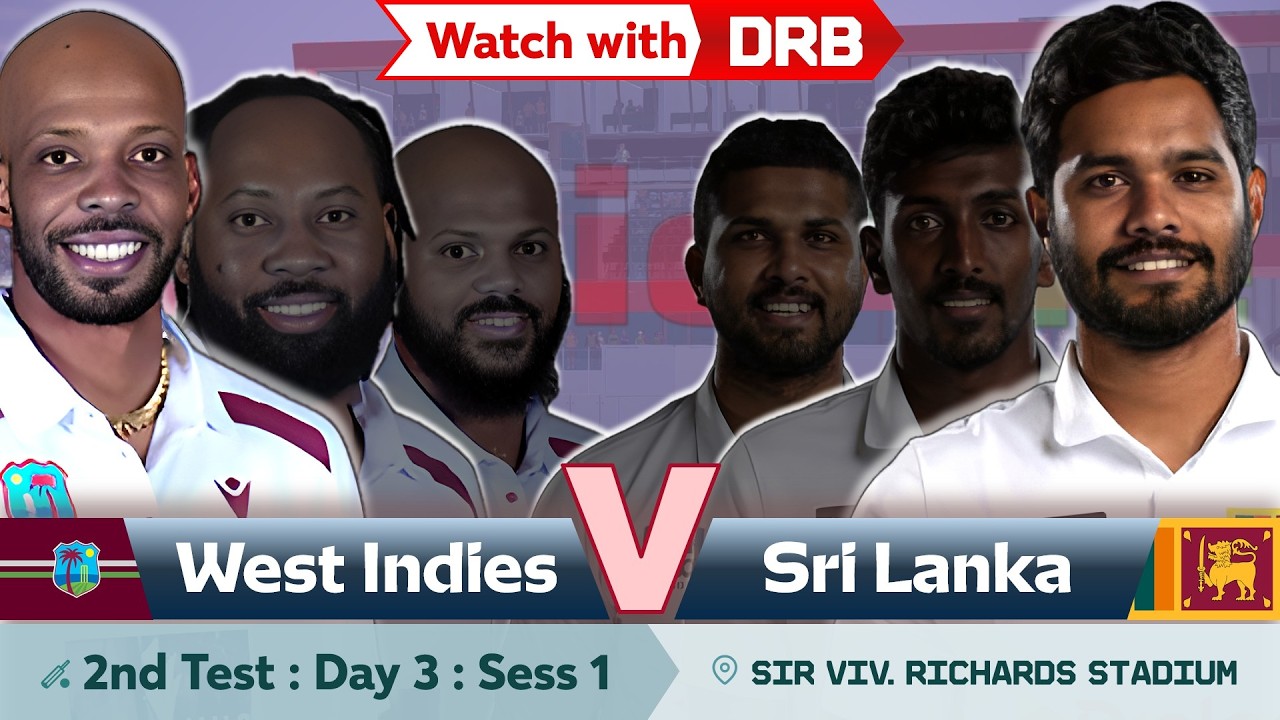West Indies vs Sri Lanka | 2nd Test : Day 3 : Session 1 | Scorecard Preview