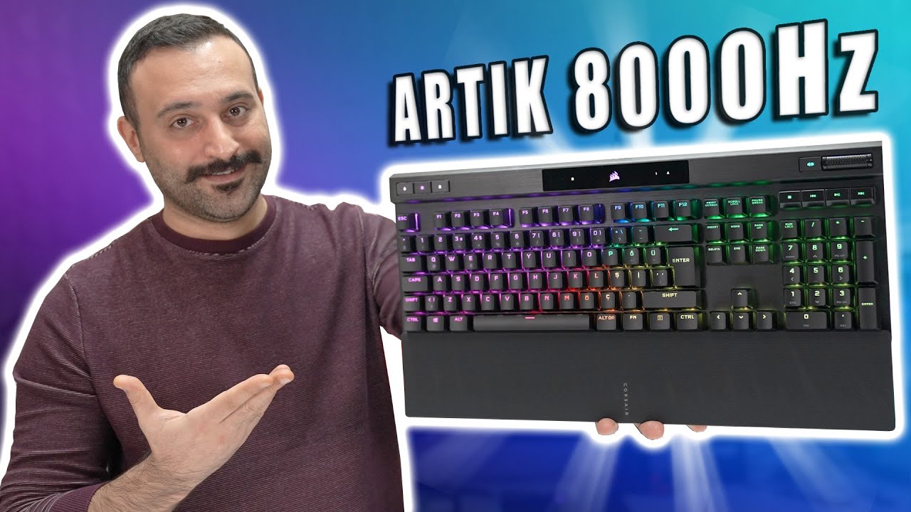 EFSANE YENİLENDİ ARTIK 8000Hz! Corsair K70 RGB PRO Mekanik