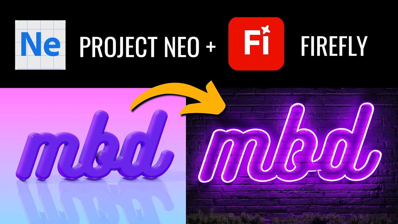 Turn 2D Designs Into 3D (Adobe Project Neo + Firefly)