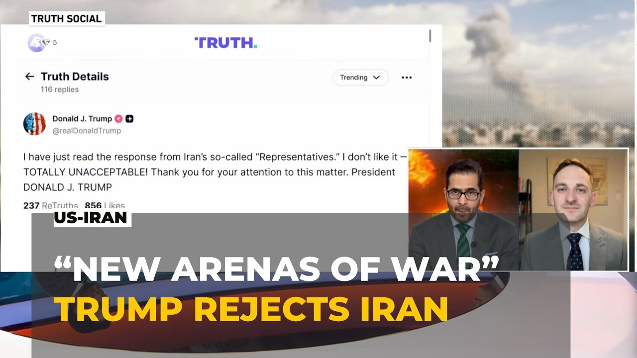 Iran warns of &ldquo;New Arenas of War&rdquo; as Trump rejects nuclear proposal.