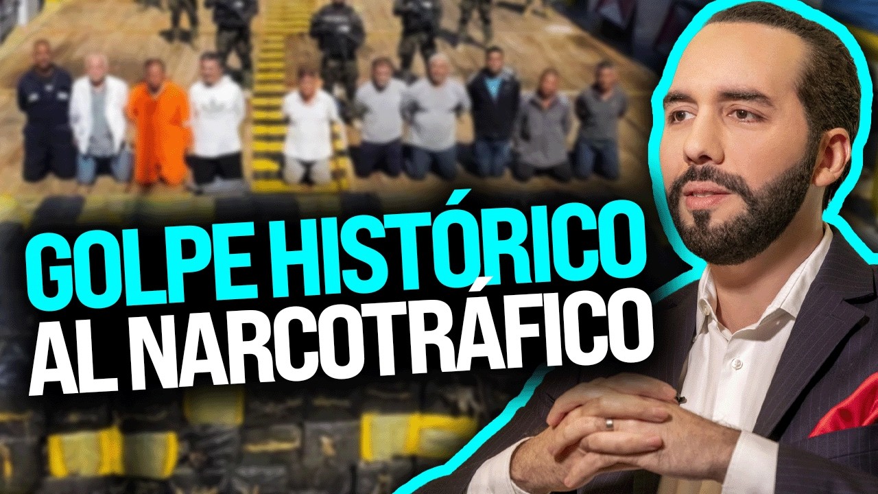 Bukele anuncia un GOLPE HISTÓRICO: incautan 6,6 toneladas de cocaína en el Pacífico