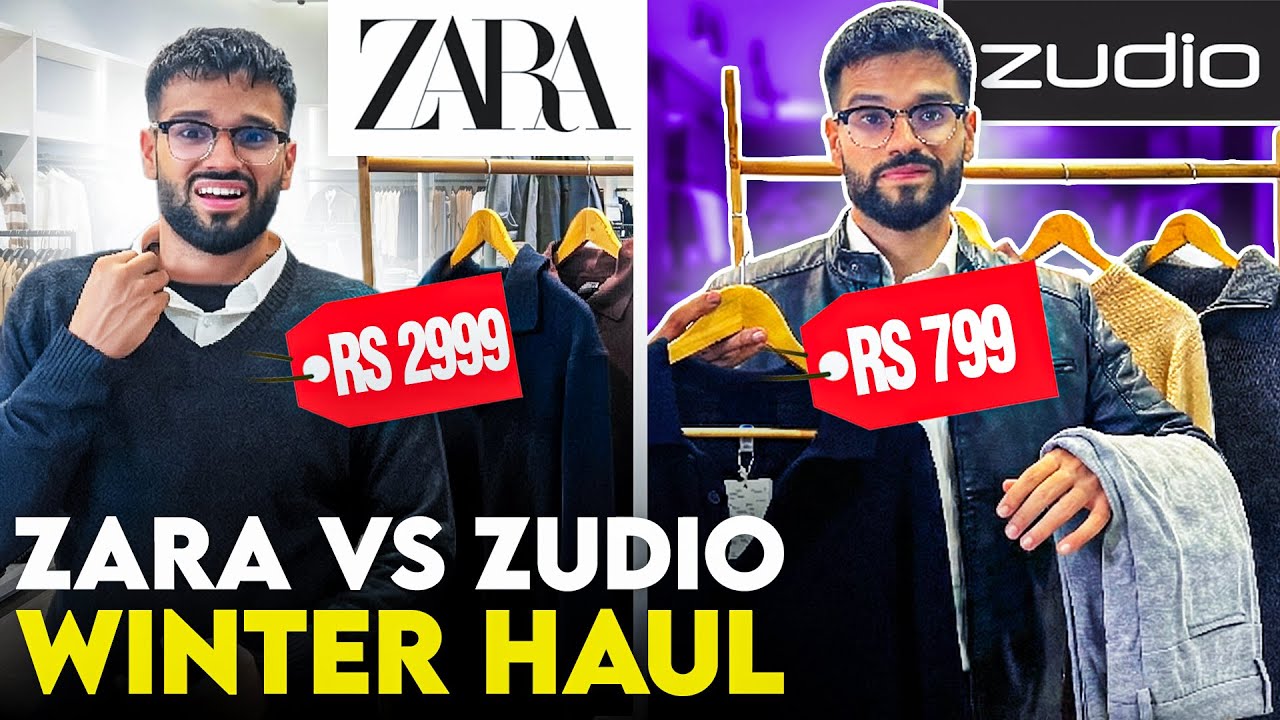 Zara vs Zudio Which WINTER FASHION Brand is BEST for Indian Men