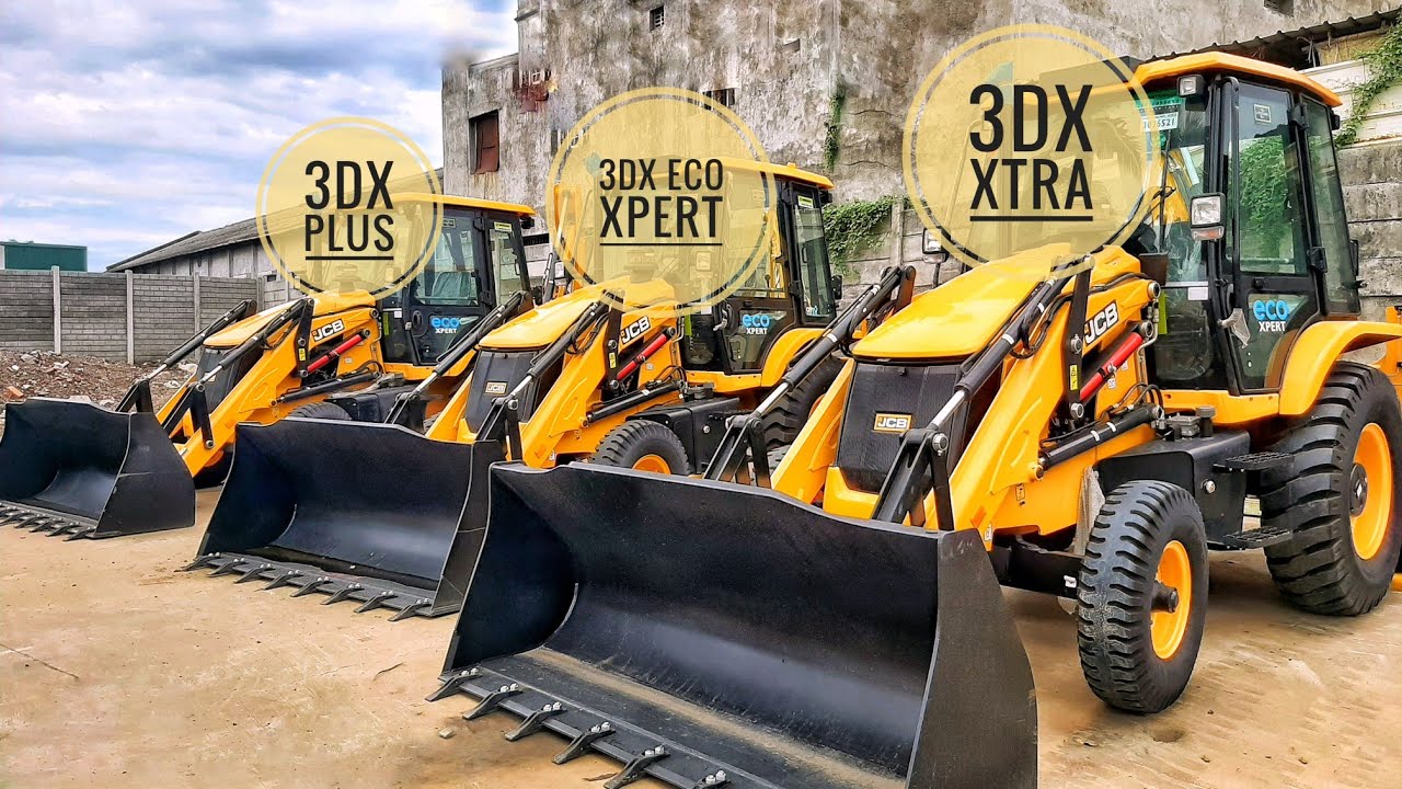 NEW JCB 3DX, 3DX PLUS, 3DX XTRA SPEED TEST