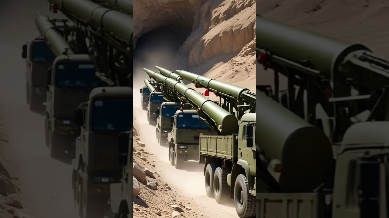 Iran Israel War | Iran Military Trucks Movement: #iranisraelwar #israelpalestineconflict #warzone