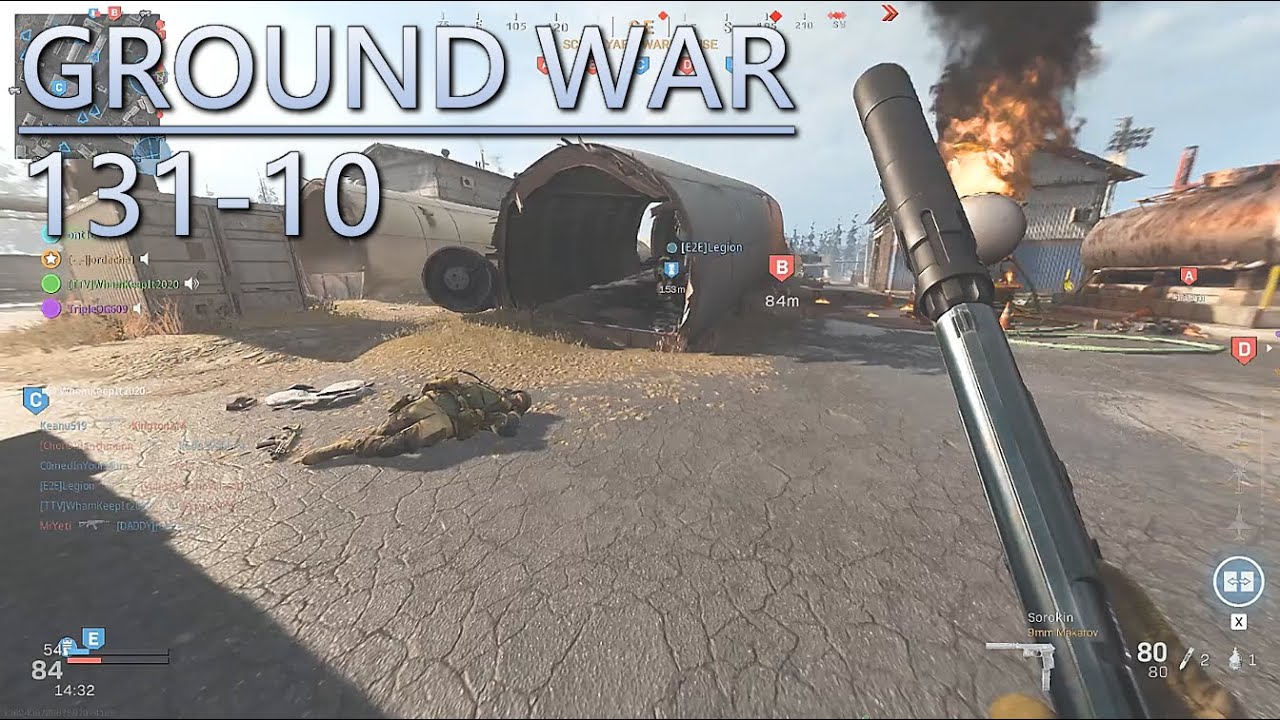 CoD: MW Ground War (131-10) How to get 131 kills on Boneyard