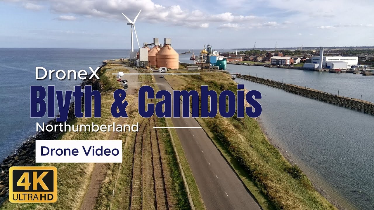 North Blyth & Cambois by Drone | Stunning 4K Aerial Views of the Harbour & Coastline!