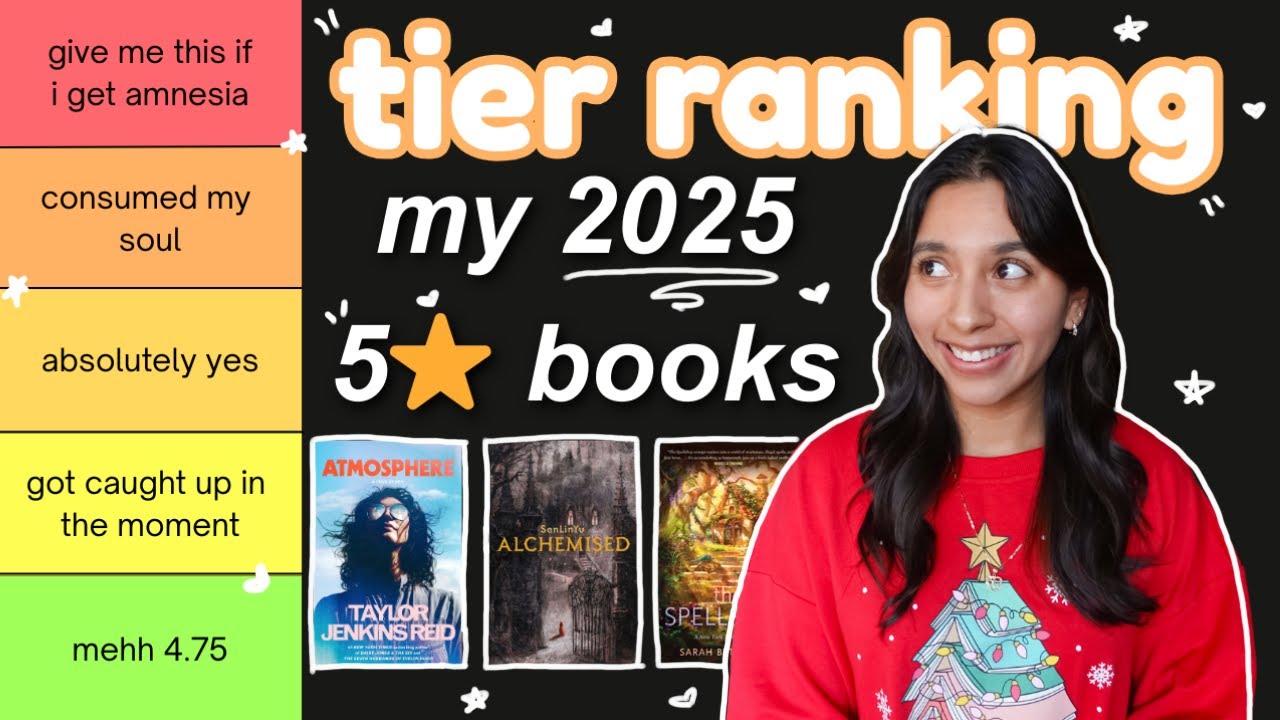 tier ranking my 5-STAR books of 2025 ⭐️📚