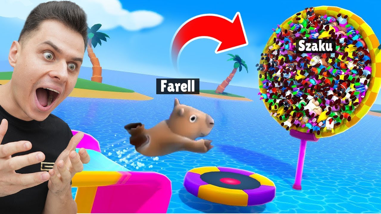 KTO ZROBI LEPSZY TRICK WYGRYWA KAPIBARĘ! 1 VS 1 z Szakiem!