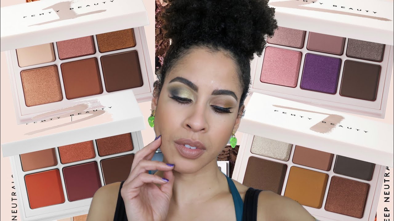 FENTY BEAUTY - Snap Shadows - Swatches, Demo, + Review | kinkysweat
