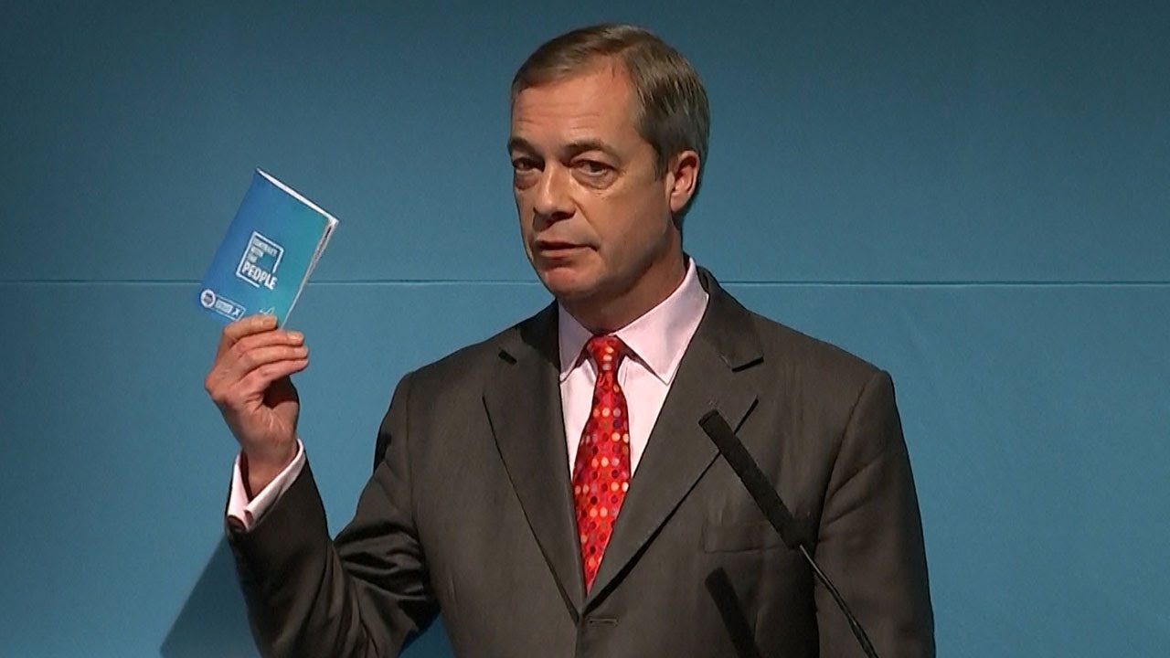 Watch again: Nigel Farage launches Brexit Party election manifesto