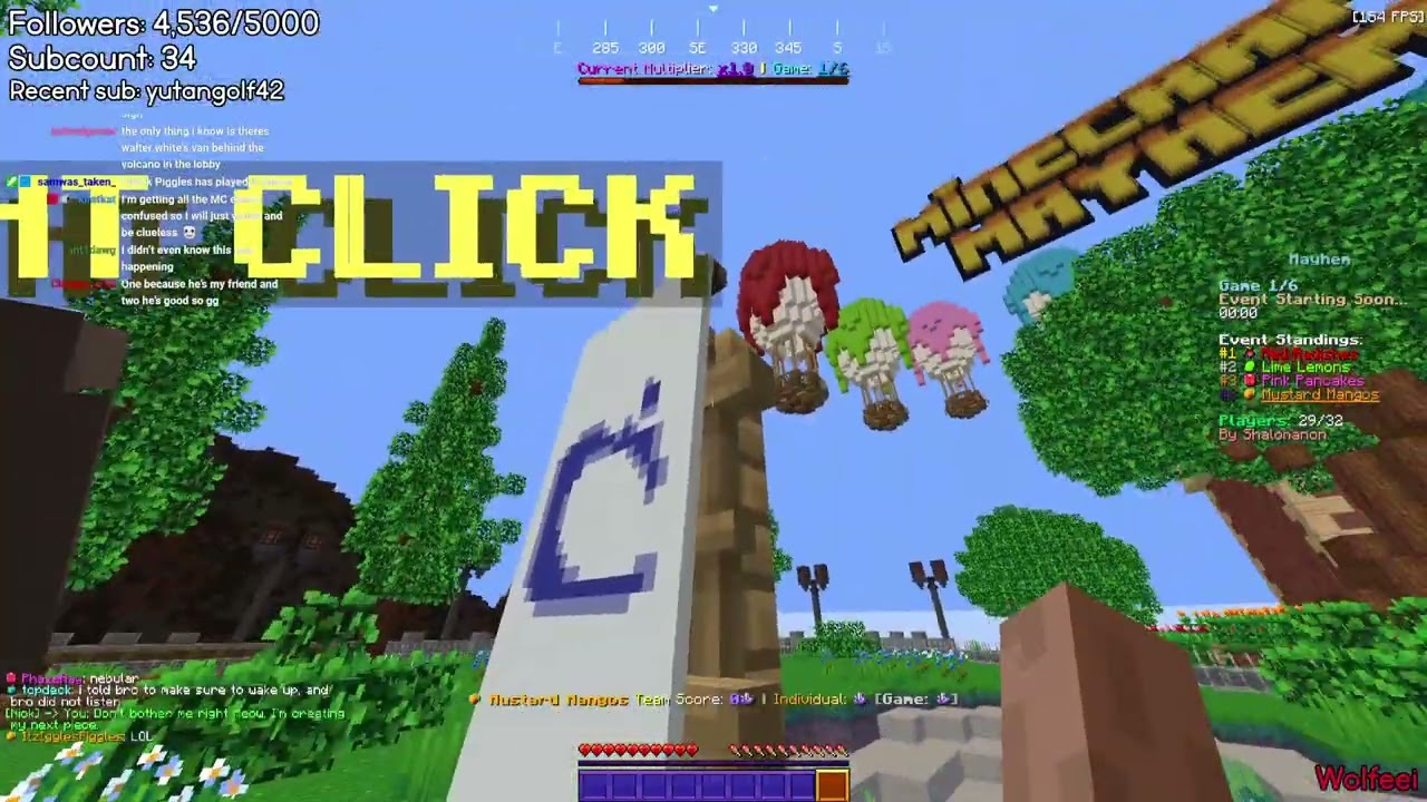 Wolfeei vs Minecraft Mayhem (VOD)