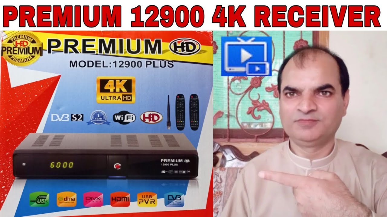 Premium 12900 Plus 4K Receiver Unboxing
