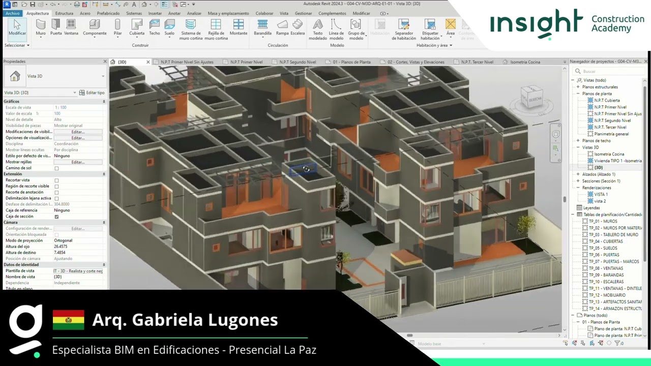 TESTIMONIO MODELADOR BIM LA PAZ  - ARQ. GABRIELA LUGONES