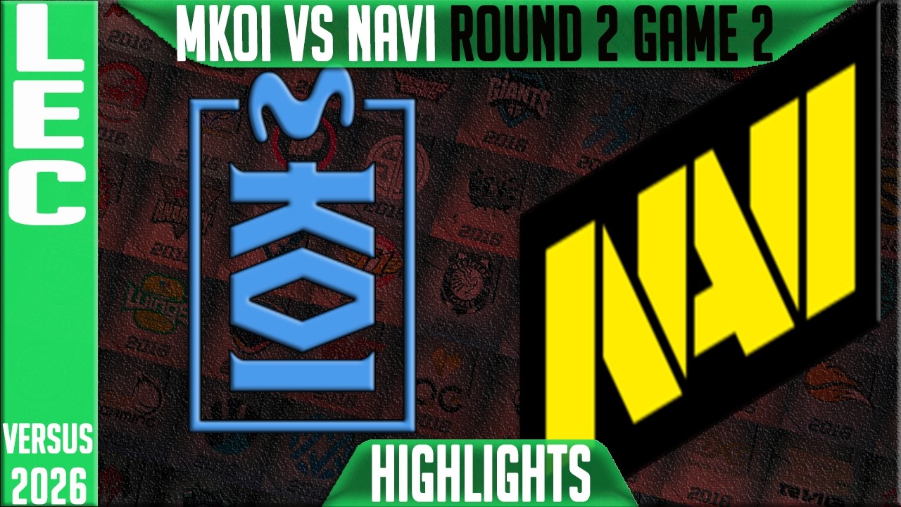 MKOI vs NAVI Highlights Game 2 | LEC Playoffs 2026 Round 2 | Movistar KOI vs Natus Vincere G2