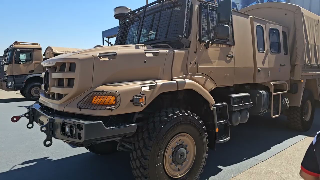 #mercedesbenz  #Zetros 2036A #4x4  presentado por Comercial #kaufmann  en Fidae 2024