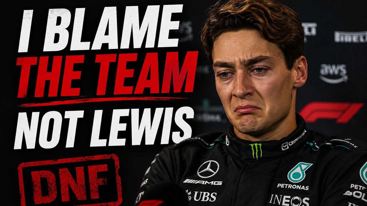 George Russell's HEARTBREAKING Reaction To His Belgian GP Crash With Lewis Hamilton