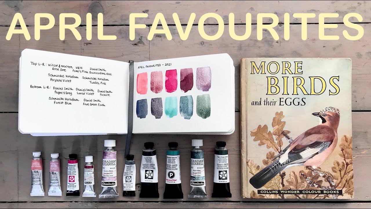 APRIL 2021 | My Favourite Art Supplies & Colour Palette | Things that are inspiring me this month!