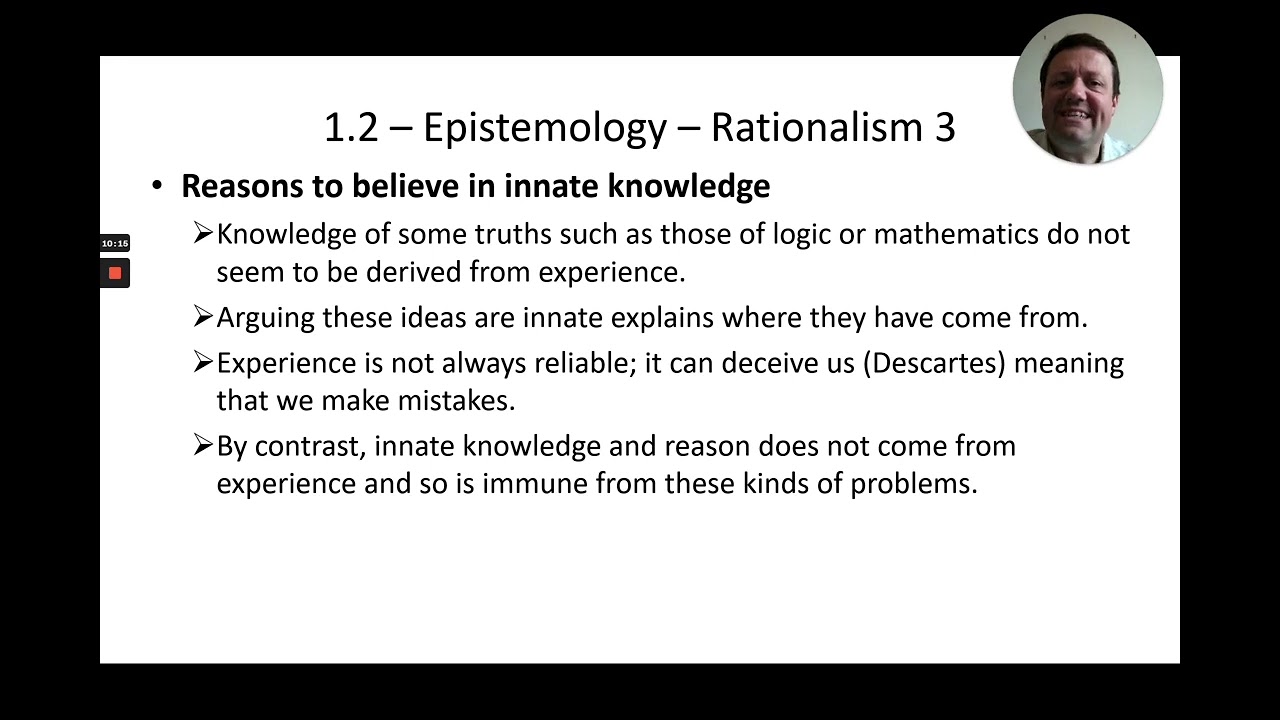 Innate Knowledge & Rationalism (Basic)