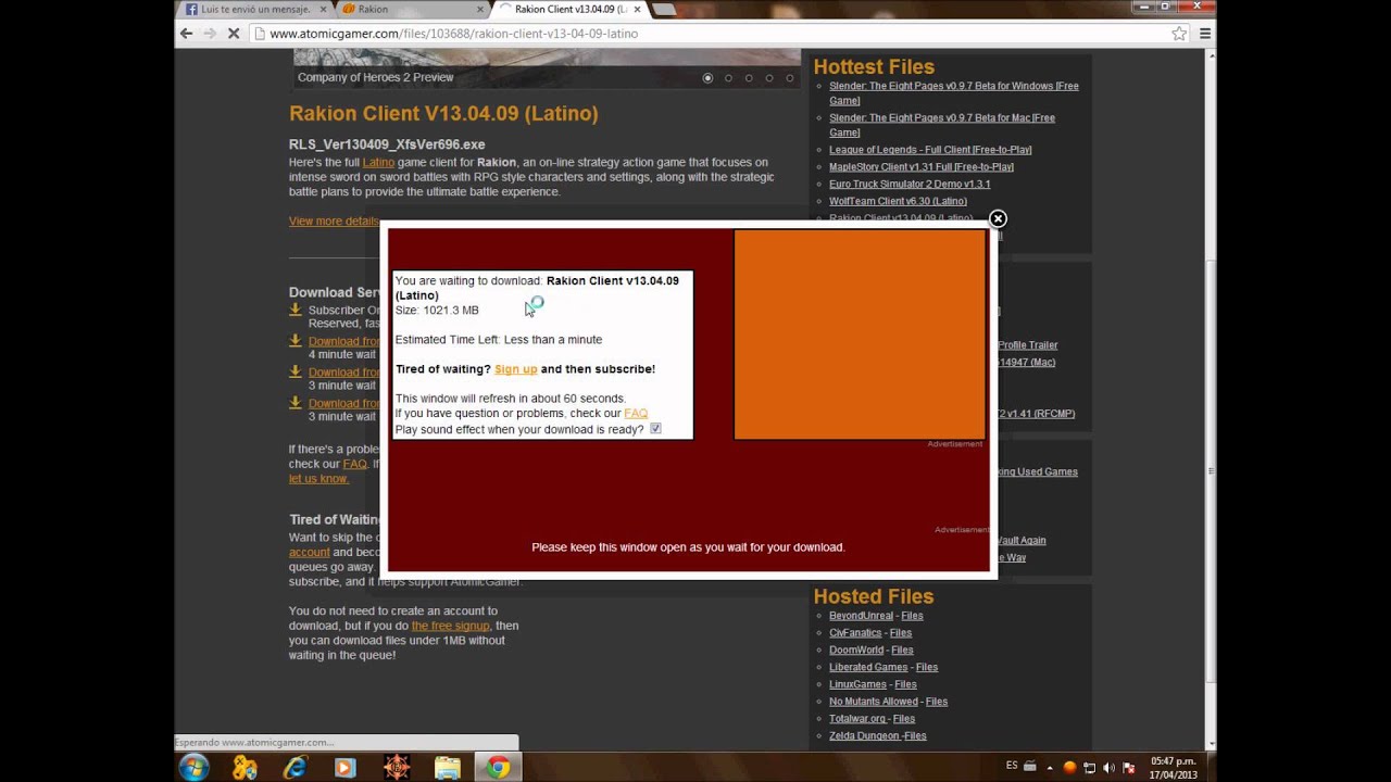 Como Descargar Rakion Latino