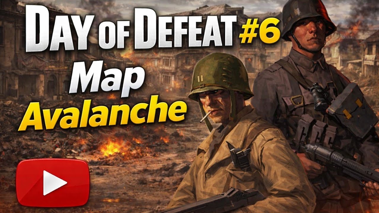 Day of Defeat #6 - Map Avalance Gameplay