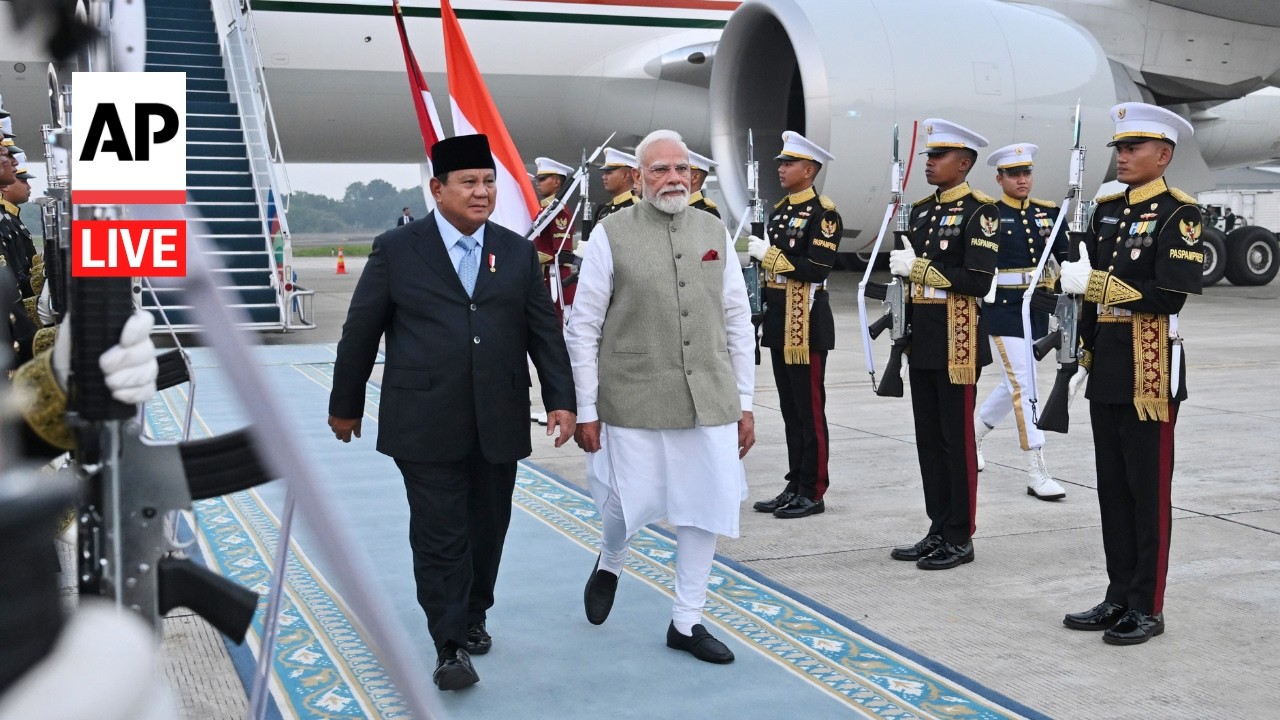 LIVE: India&rsquo;s Modi arrives in Indonesia for state visit